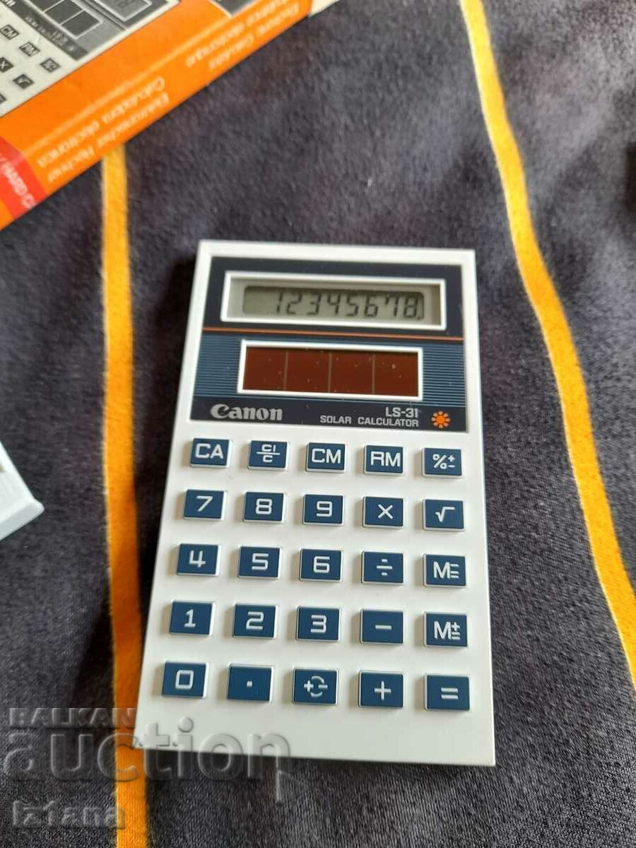Delivery of Canon LS-31 calculator