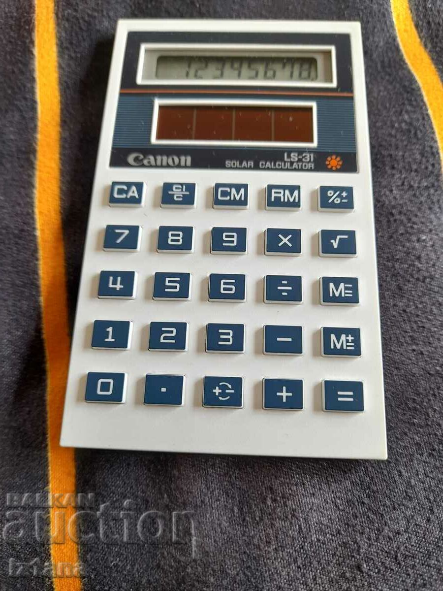 Canon LS-31 calculator - 6