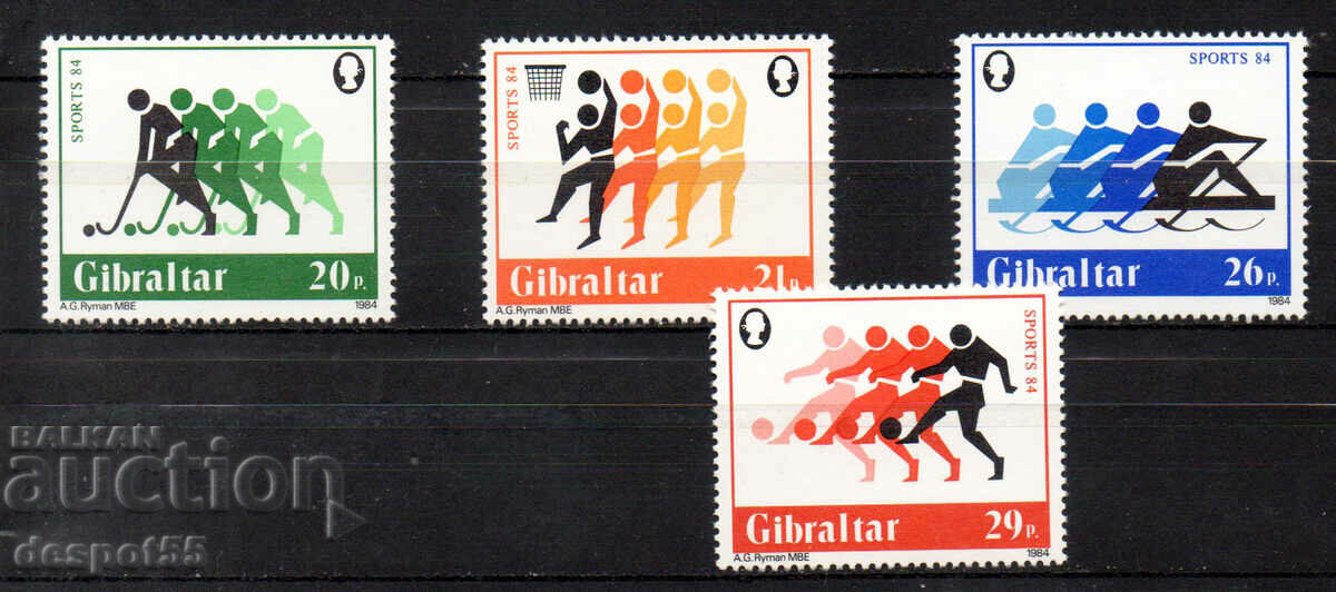1984. Gibraltar. Sports.