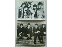Παλιά μικρή φωτογραφία του ποπ/ροκ συγκροτήματος The Beatles - 2 κομμάτια