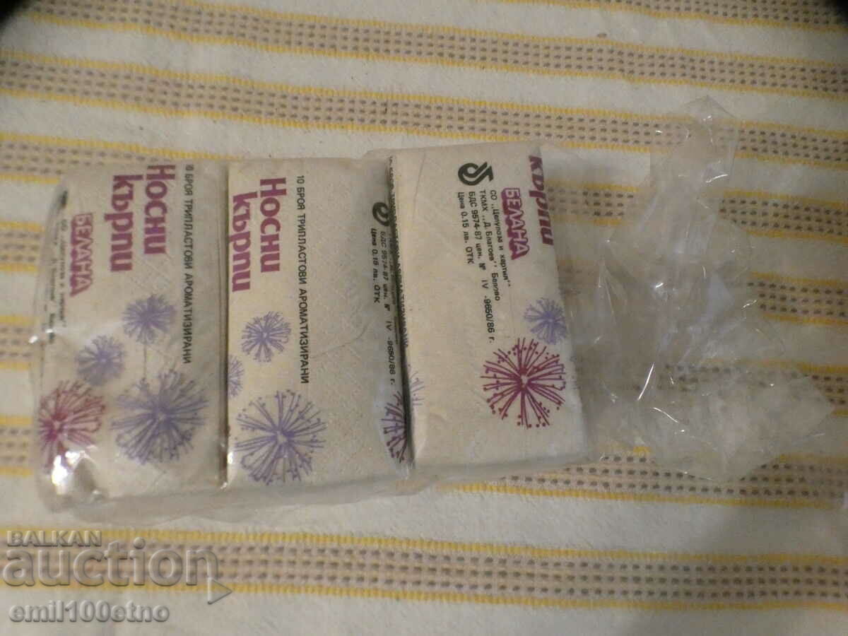 Handkerchiefs - handkerchiefs scented Belana from Soca 6 packs with price 12.00 BGN | € 6.14