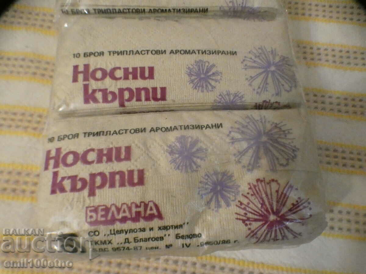 Delivery of Handkerchiefs - handkerchiefs scented Belana from Soca 6 packs