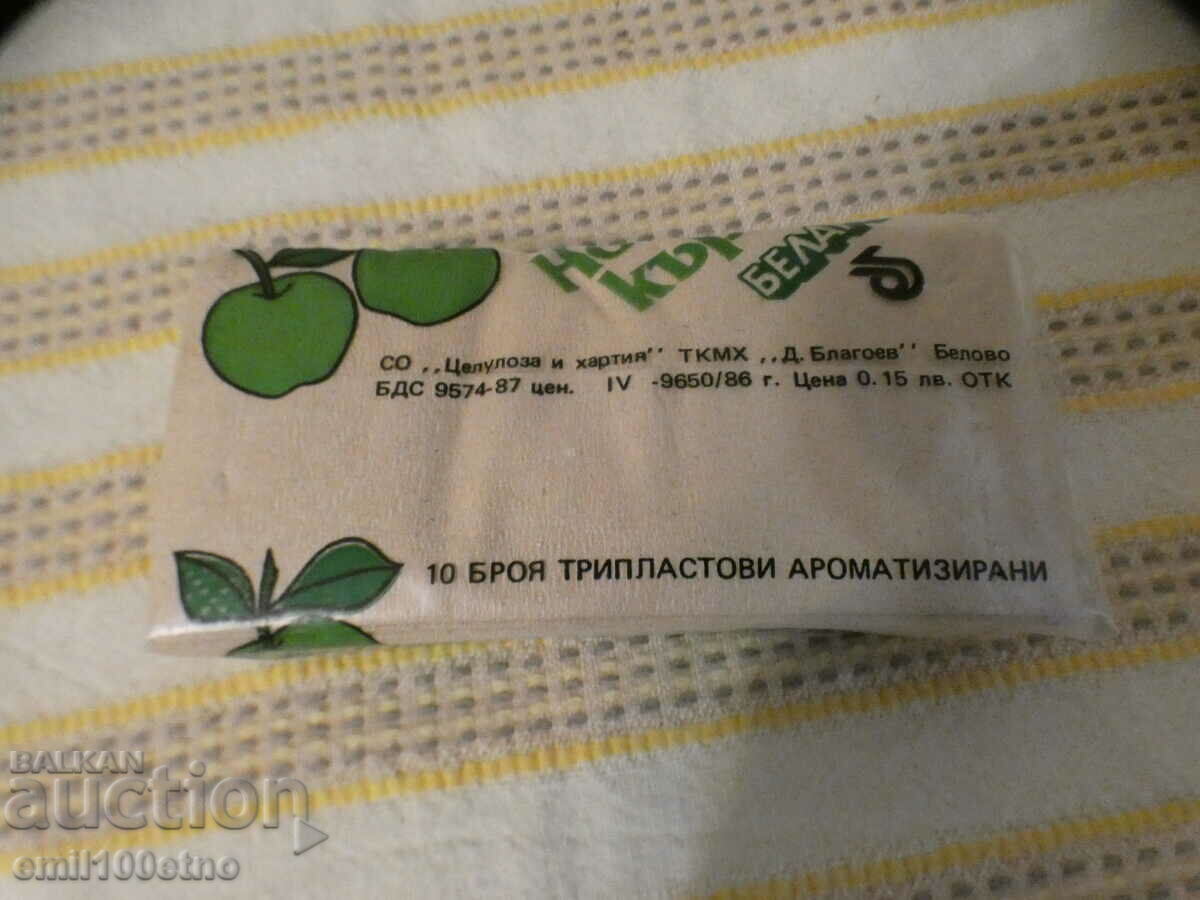 Handkerchiefs - handkerchiefs scented Belana from Soca 1 pack with price 3.00 BGN | € 1.53 Handkerchiefs - handkerchiefs scented Belana from Soca 1 pack with price 3.00 BGN | € 1.53