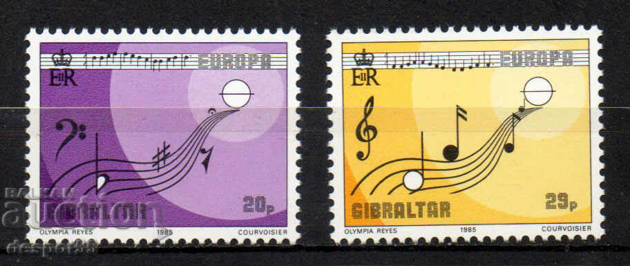 1985. Gibraltar. European Year of Music.