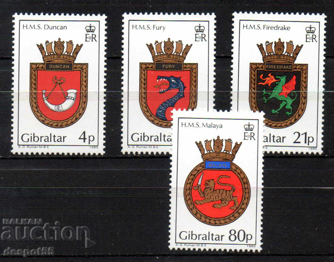 1985. Гибралтар. Кралския флот.