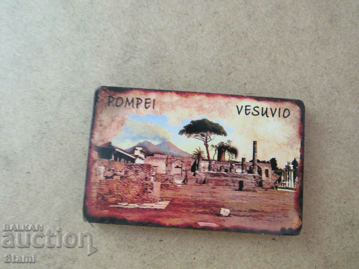 Auction Magnet from Pompeii and Vesuvius, Italy-11 Auction Magnet from Pompeii and Vesuvius, Italy-11