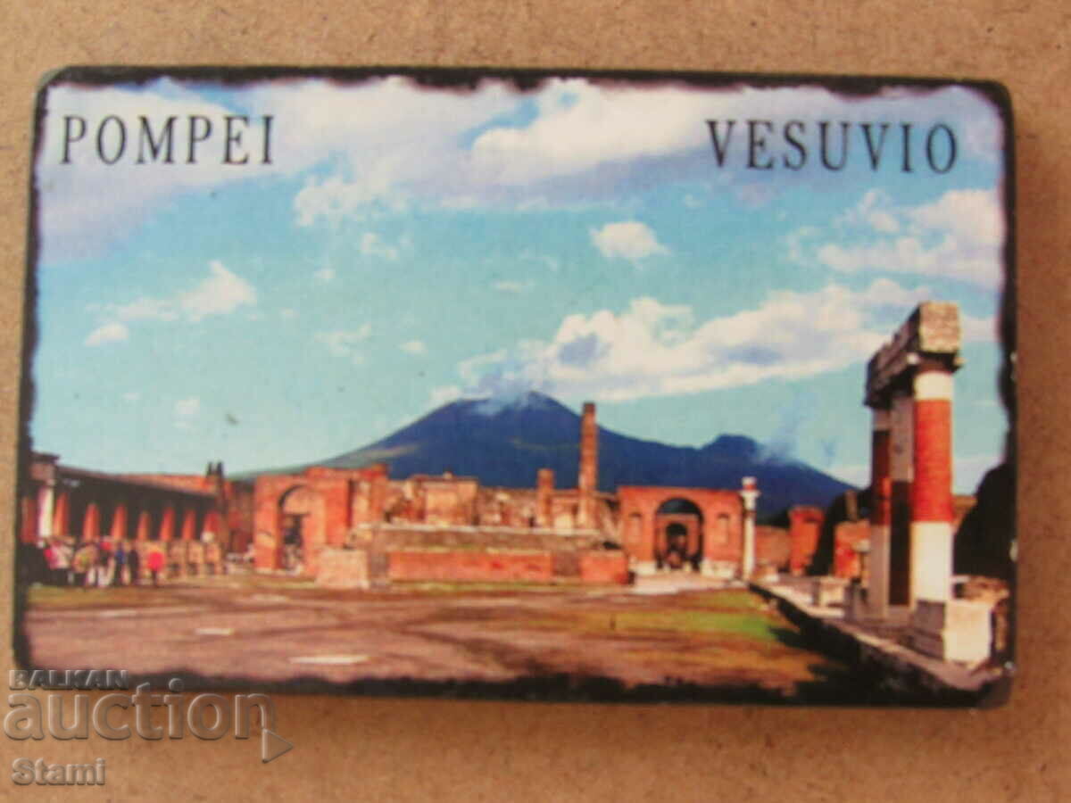 Auction Magnet from Pompeii and Vesuvius, Italy-11 Auction Magnet from Pompeii and Vesuvius, Italy-11
