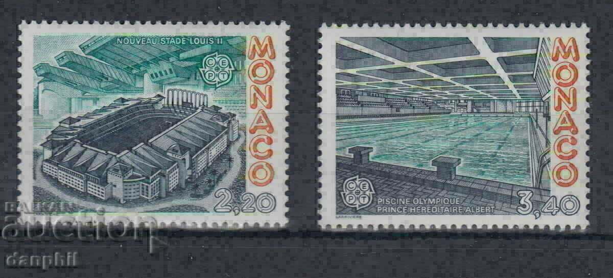 Monaco 1987 Europe CEPT (**) clean series, unstamped