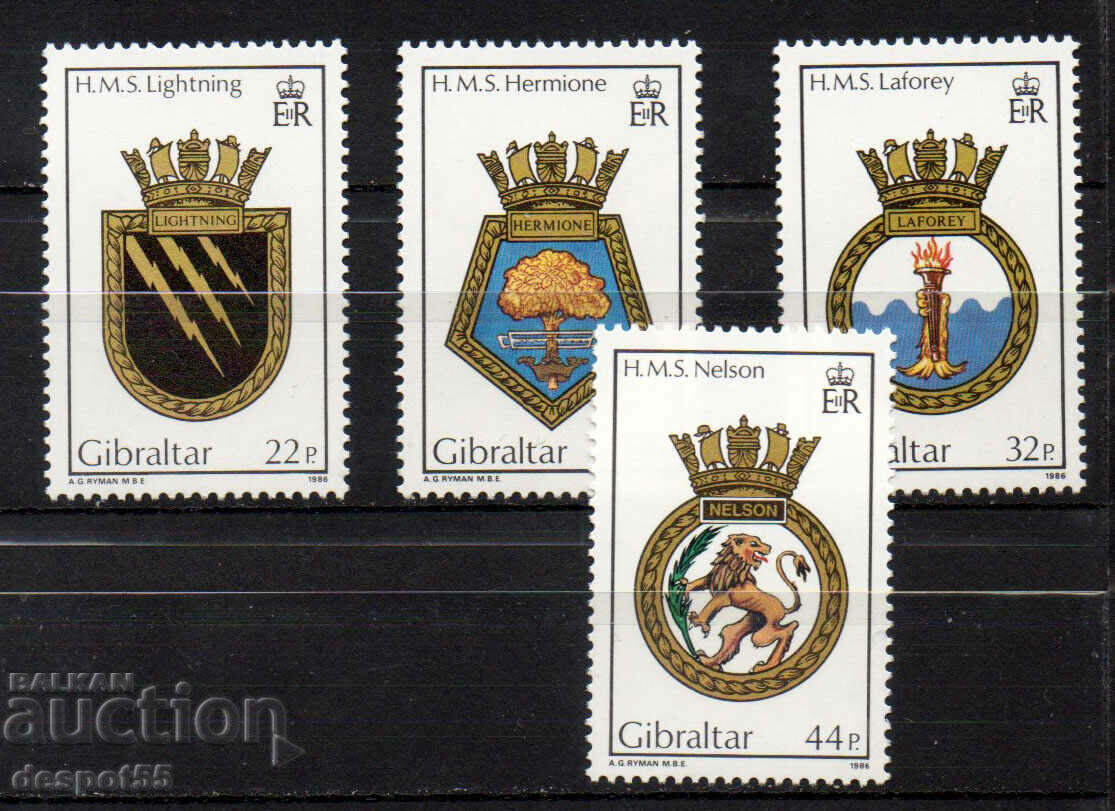 1986. Гибралтар. Кралския флот.