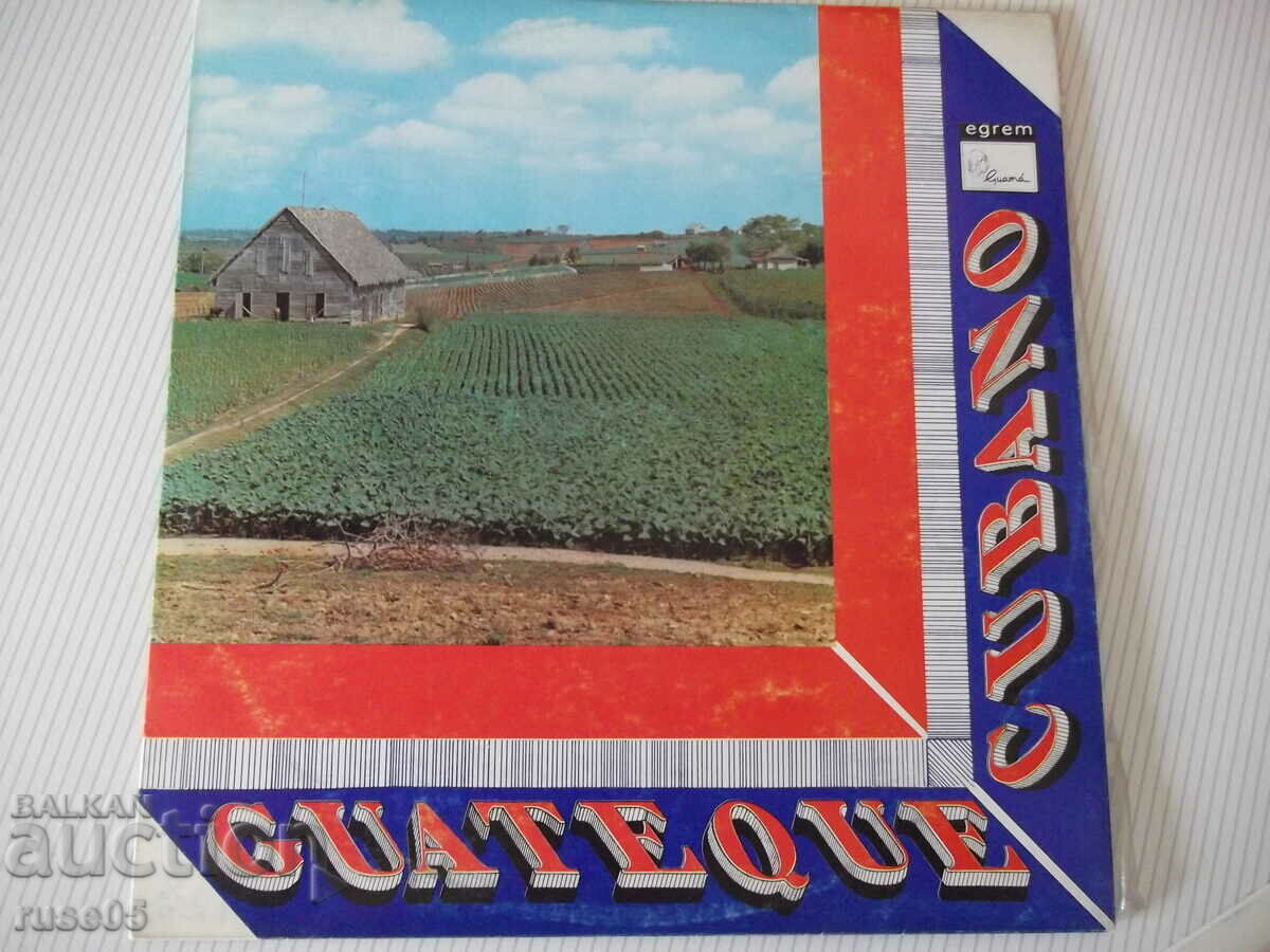 Δίσκος γραμμοφώνου "GUATEQUE CUBANO"