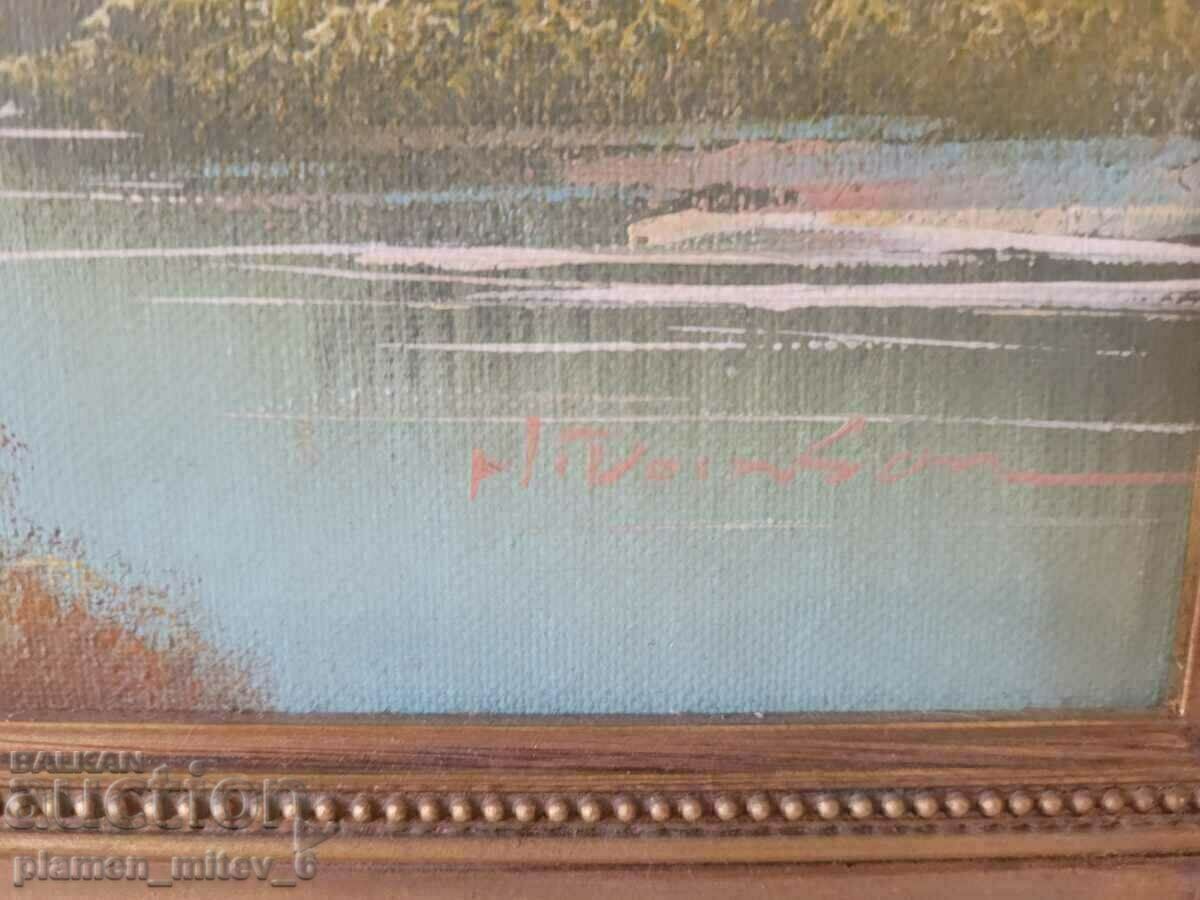 Δημοπρασία Ζωγραφική ενός ποταμού τοπίου από τον Henry Thomspon Δημοπρασία Ζωγραφική ενός ποταμού τοπίου από τον Henry Thomspon