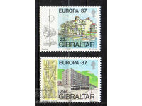 1987. Γιβραλτάρ. Ευρώπη - Μοντέρνα αρχιτεκτονική.