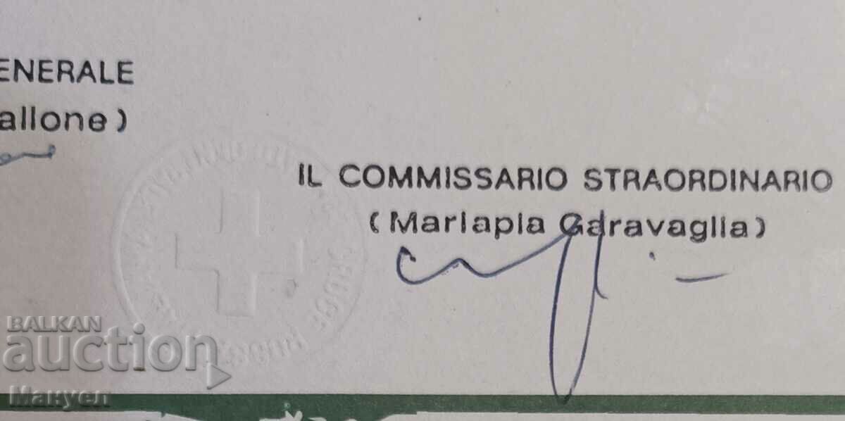 Доставка на Медал"Червен кръст" Италия IIIст.с докум.и миниатюра. Доставка на Медал"Червен кръст" Италия IIIст.с докум.и миниатюра.