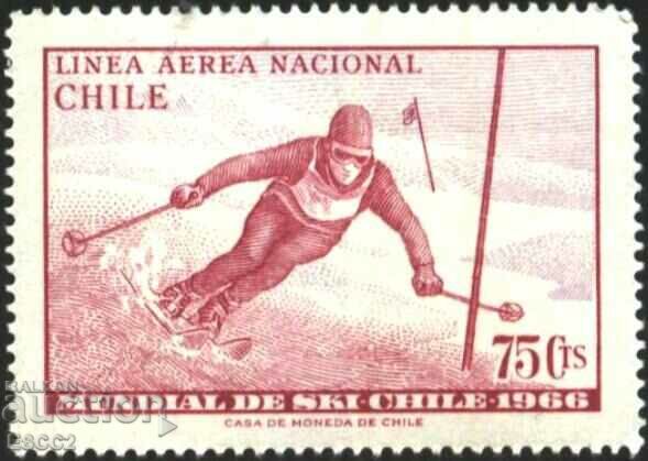 Чиста марка Спорт Световна купа по ски 1966 от Чили