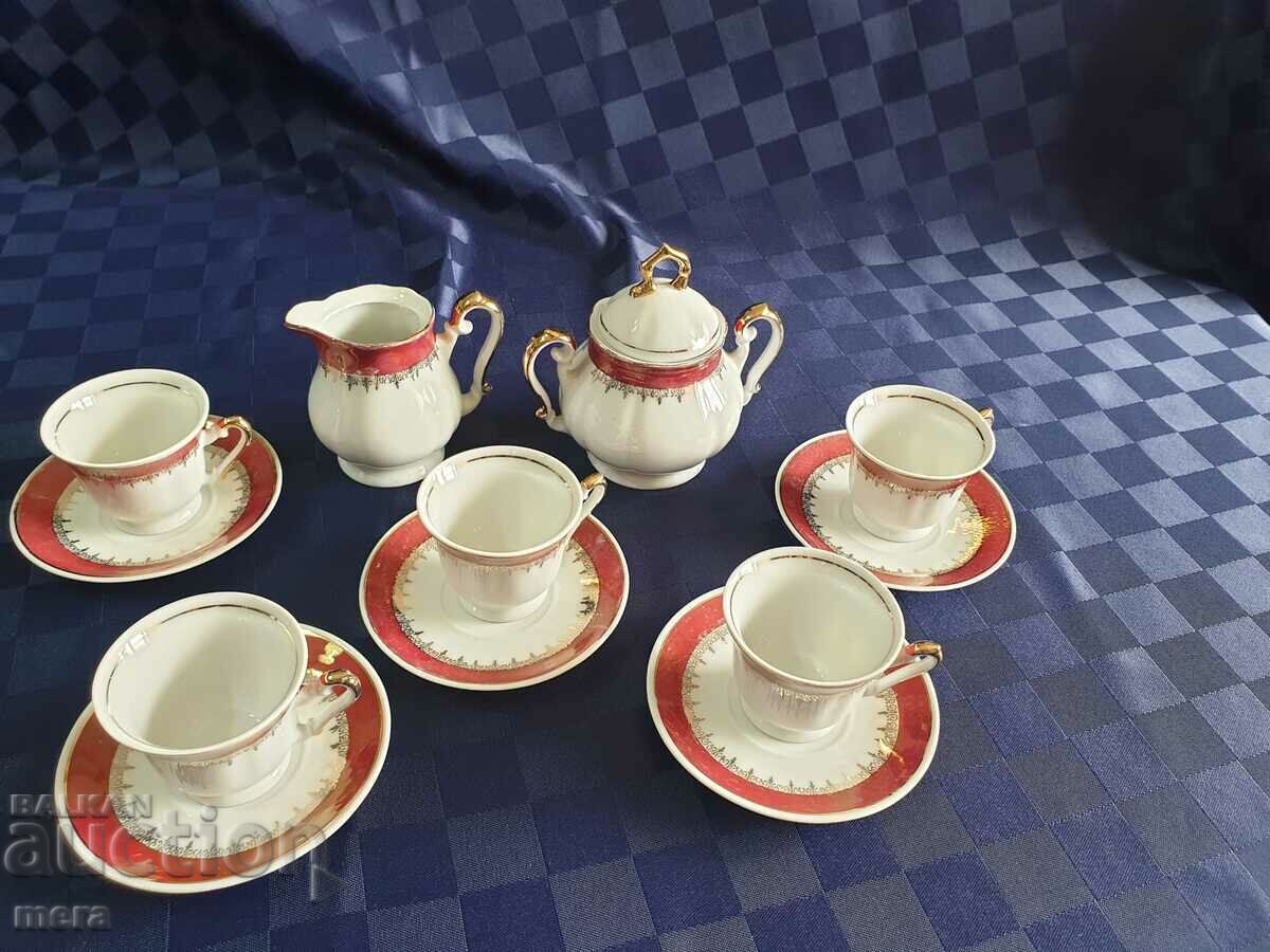 Porcelain coffee service - Zaičar-Yugoslavia with price 65.00 BGN | € 33.23 Porcelain coffee service - Zaičar-Yugoslavia with price 65.00 BGN | € 33.23
