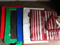 Advertising BAGS made of cloth, impregnated, of solid material.