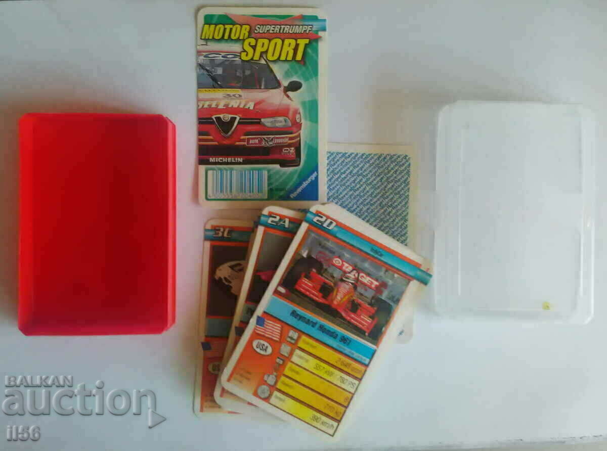 Δημοπρασία Παιγνιόχαρτα - "αγωνιστικά αυτοκίνητα" - παλιά Δημοπρασία Παιγνιόχαρτα - "αγωνιστικά αυτοκίνητα" - παλιά