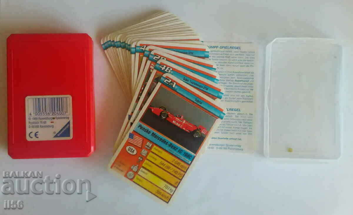 Παράδοση Παιγνιόχαρτα - "αγωνιστικά αυτοκίνητα" - παλιά Παράδοση Παιγνιόχαρτα - "αγωνιστικά αυτοκίνητα" - παλιά