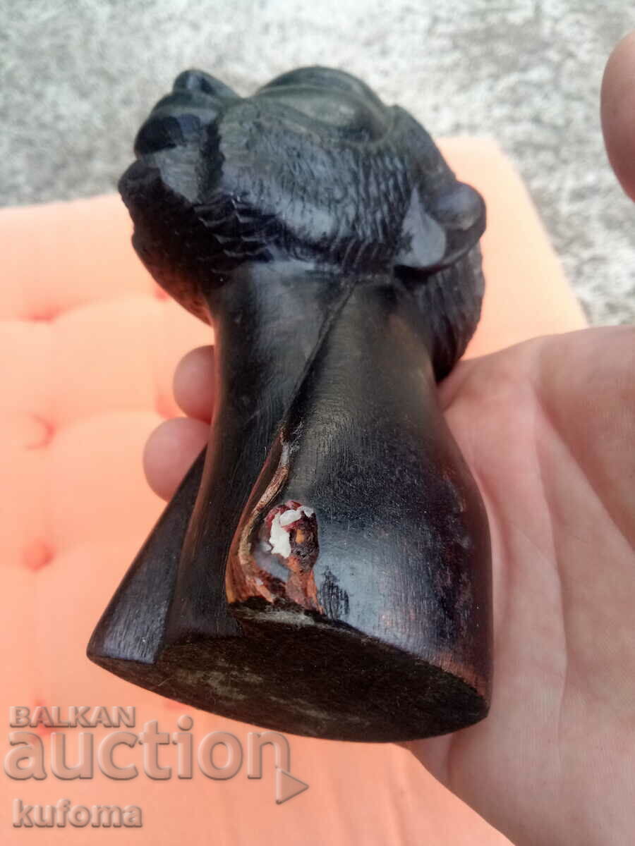 Nigerian wooden sculpture hand carved - 5 Nigerian wooden sculpture hand carved - 5