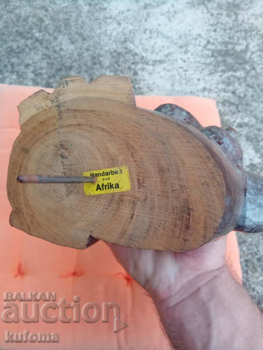 African wooden sculpture hand carved - 6 African wooden sculpture hand carved - 6