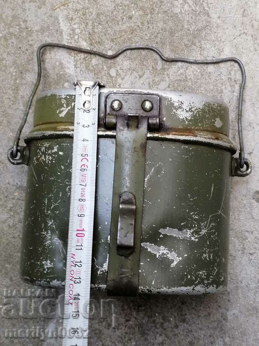 Delivery of Soldier food jug WW2 jug