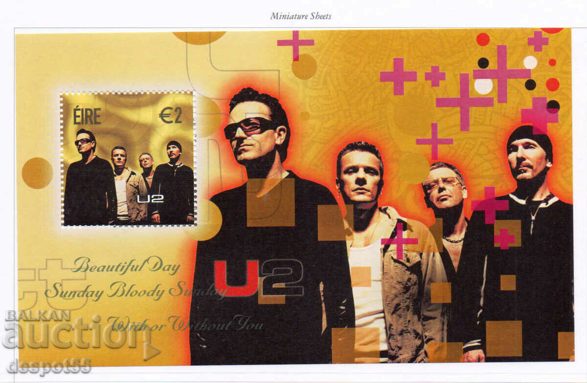2002. Eire. Rock Legends - U2. Block.