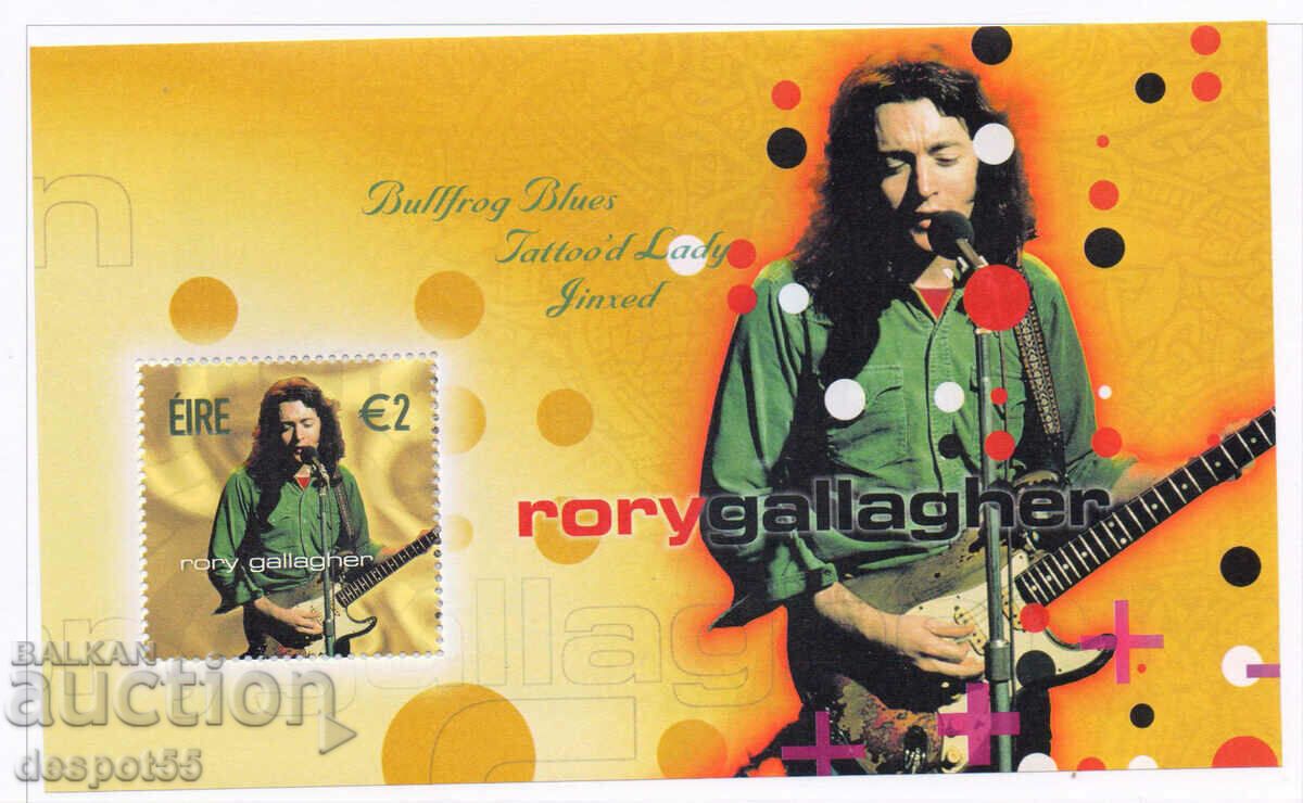2002. Ейре. Рок легенди - Rory Gallagher, 1948-1995. Блок.