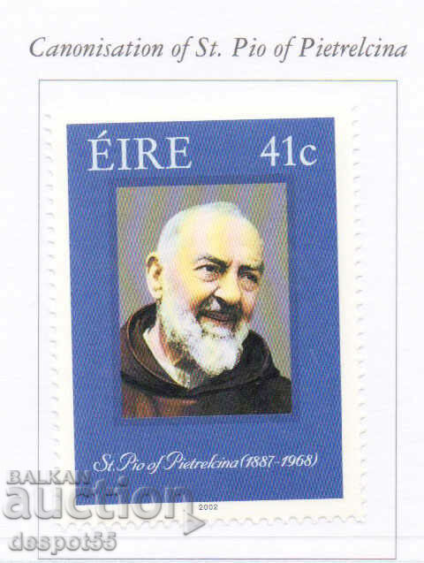 2002. Irlanda. Canonizarea lui Padre Pio.