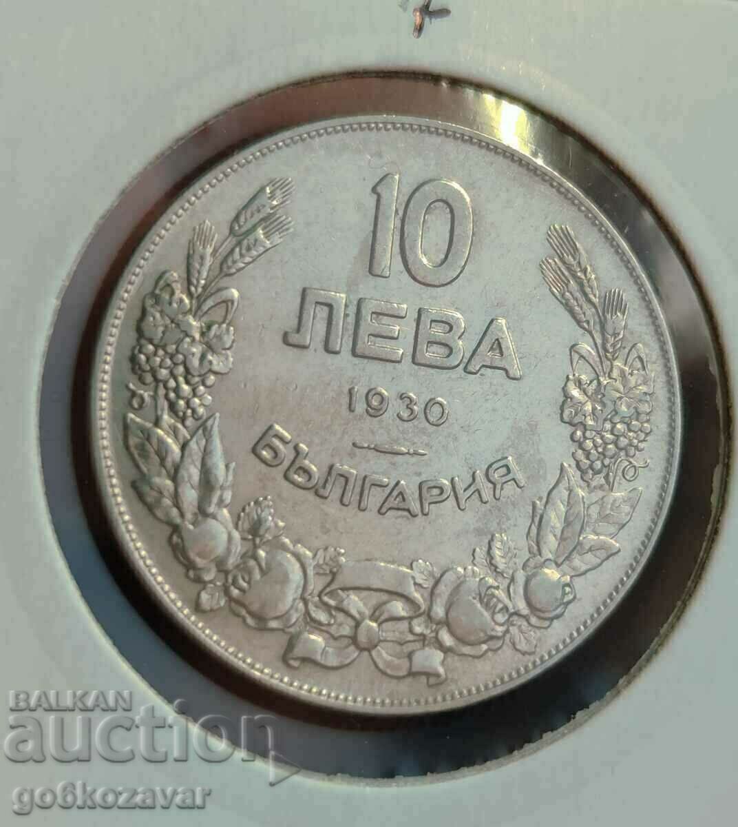Bulgaria 10 BGN 1930 Colecție! Moneda de top!