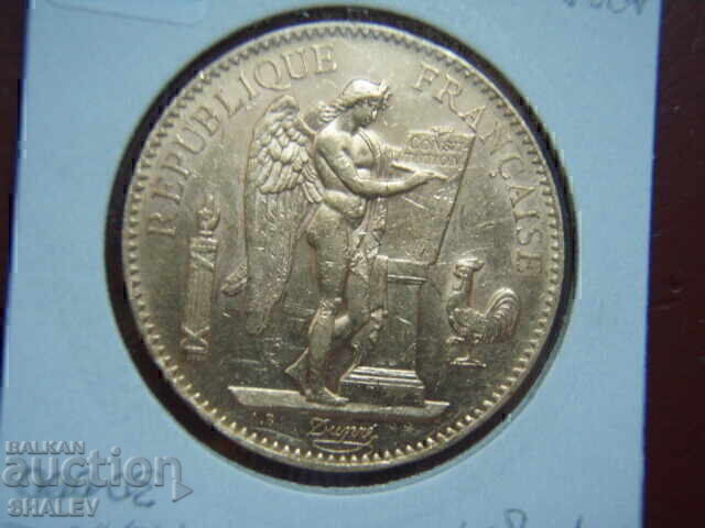 100 franci 1906 A Franța (100 franci Franța) - AU (aur) - 6 100 franci 1906 A Franța (100 franci Franța) - AU (aur) - 6