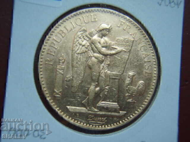 100 franci 1906 A Franța (100 franci Franța) - AU (aur) - 7 100 franci 1906 A Franța (100 franci Franța) - AU (aur) - 7