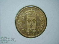 40 de franci 1818 A Franța - XF/AU (aur)
