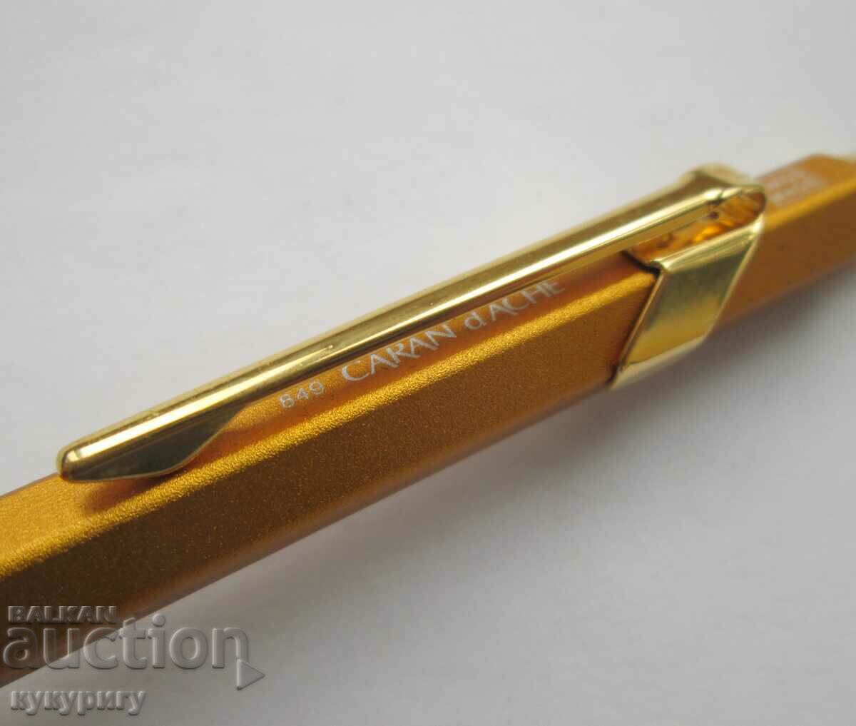 Δημοπρασία Ελβετικό στυλό CARAN d'ACHE 849 GOLD EDITION Δημοπρασία Ελβετικό στυλό CARAN d'ACHE 849 GOLD EDITION