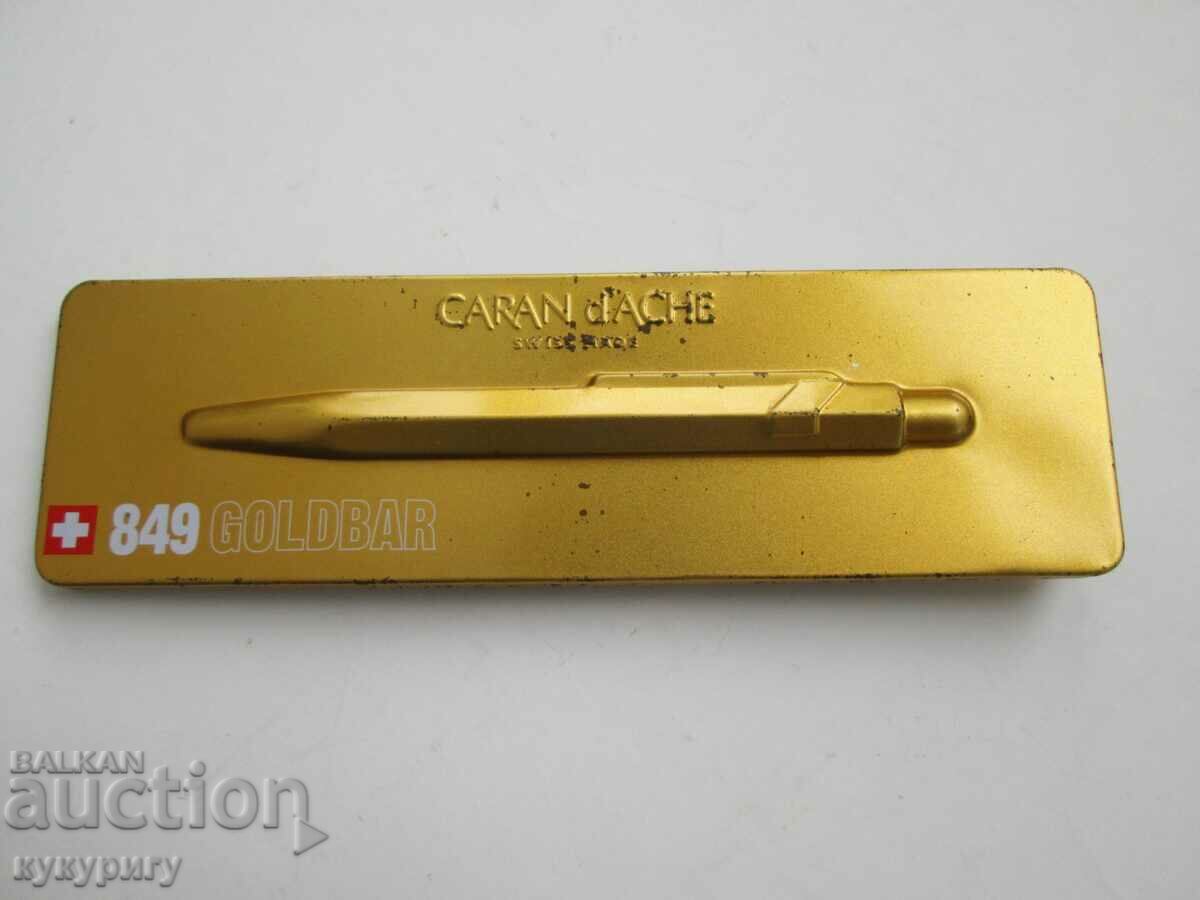 Ελβετικό στυλό CARAN d'ACHE 849 GOLD EDITION - 6 Ελβετικό στυλό CARAN d'ACHE 849 GOLD EDITION - 6