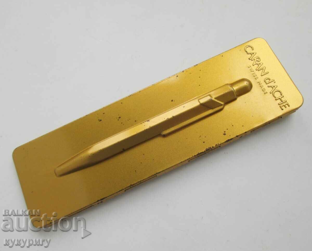 Ελβετικό στυλό CARAN d'ACHE 849 GOLD EDITION - 7 Ελβετικό στυλό CARAN d'ACHE 849 GOLD EDITION - 7