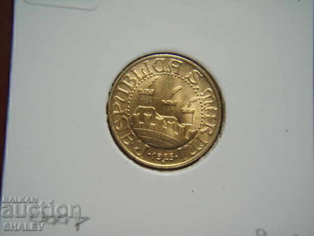 10 Lire 1925 San Marino - AU/Unc (gold) - 7