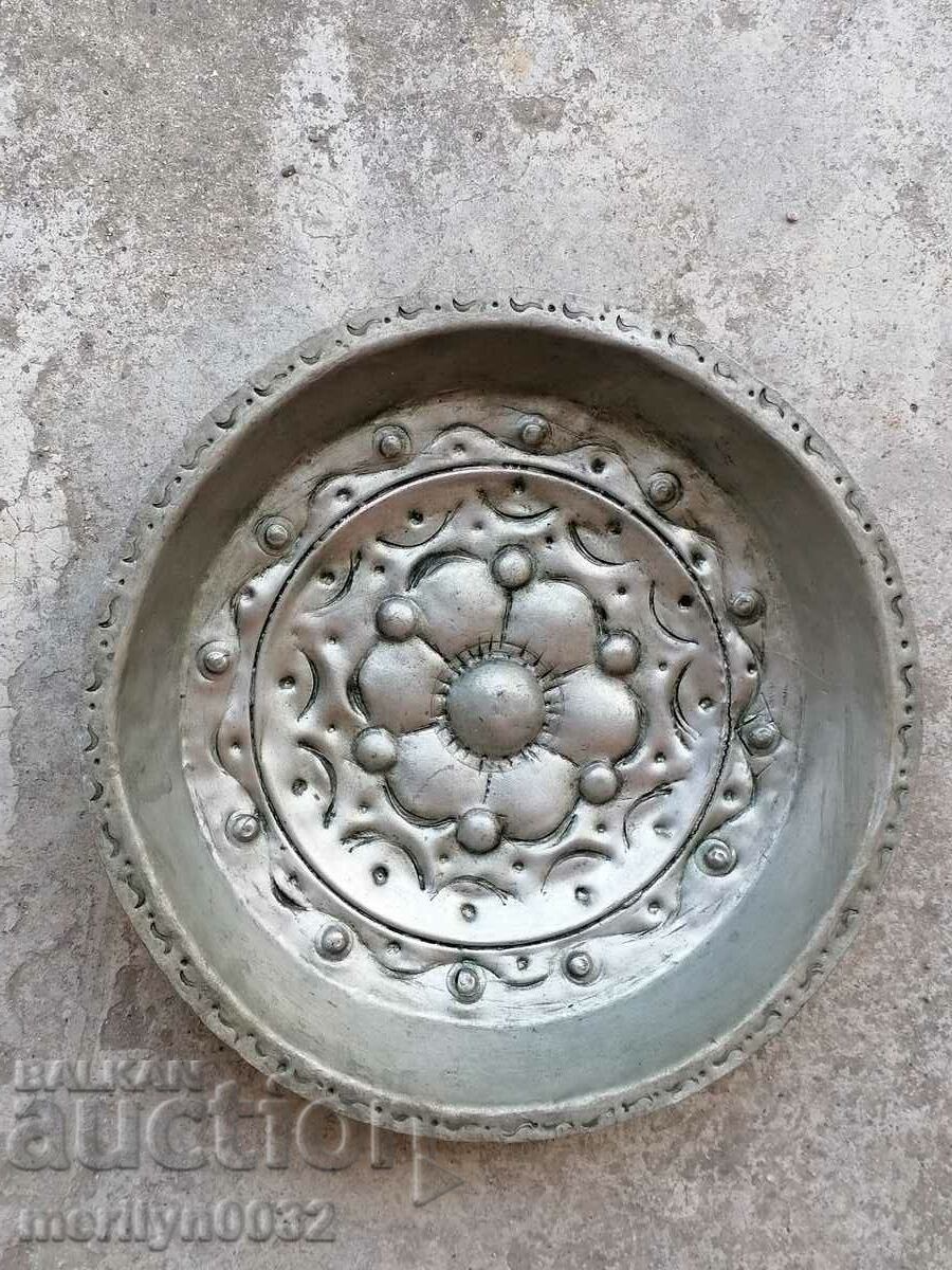 Auction 19th century Renaissance Sahan knockers in a copper panic plate Auction 19th century Renaissance Sahan knockers in a copper panic plate