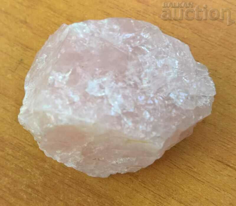 Πέτρινο ορυκτό φυσικό δείγμα Ροζ χαλαζίας