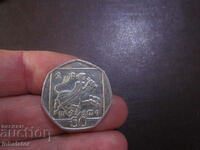 Кипър 1993 год 50 цента