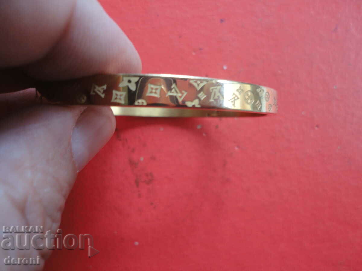 Δημοπρασία Υπέροχο επιχρυσωμένο βραχιόλι Louis Vuitton