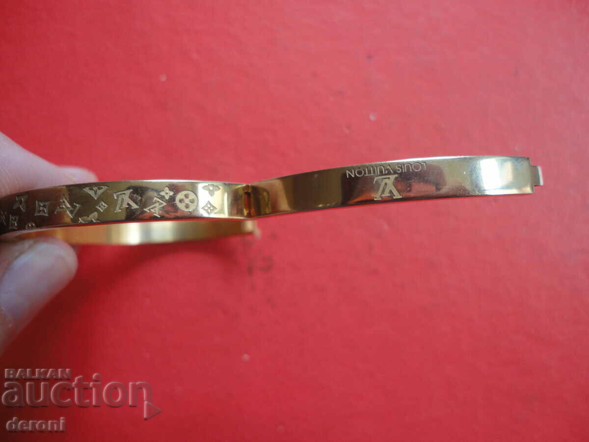 Υπέροχο επιχρυσωμένο βραχιόλι Louis Vuitton - 6