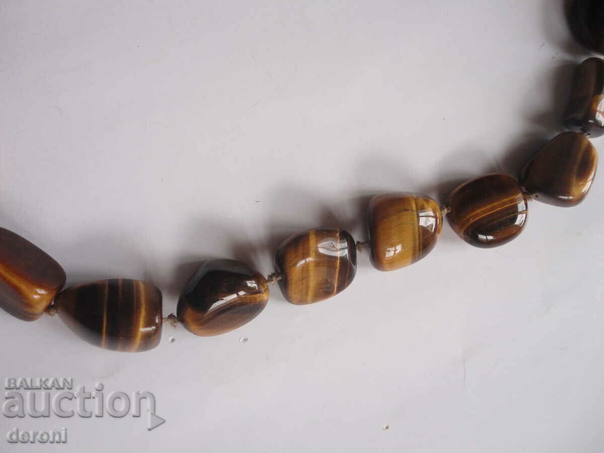 Great tiger eye stone necklace necklace with price 25.00 BGN | € 12.78 Great tiger eye stone necklace necklace with price 25.00 BGN | € 12.78