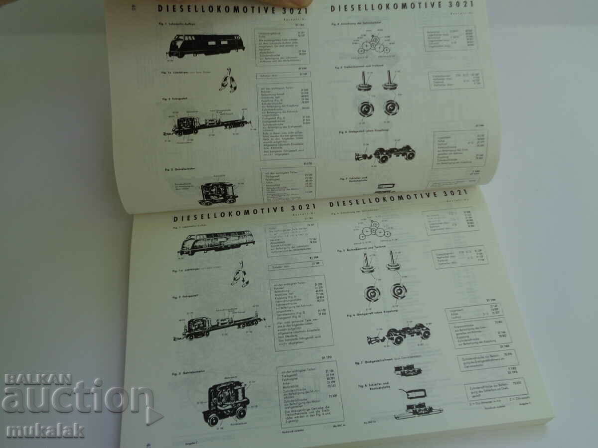 MARKLIN 1/87 MODEL RAILWAY MANUAL SPARE PARTS CATALOG - 6 MARKLIN 1/87 MODEL RAILWAY MANUAL SPARE PARTS CATALOG - 6