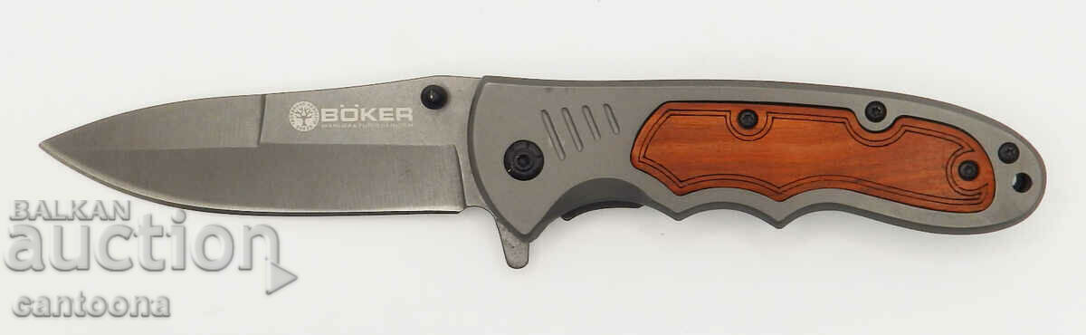 Πτυσσόμενο μαχαίρι BOKER με ξύλινα διακοσμητικά 90/225