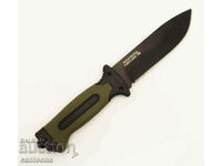 Tactical knife with magnesium lighter, whistle, 135x275
