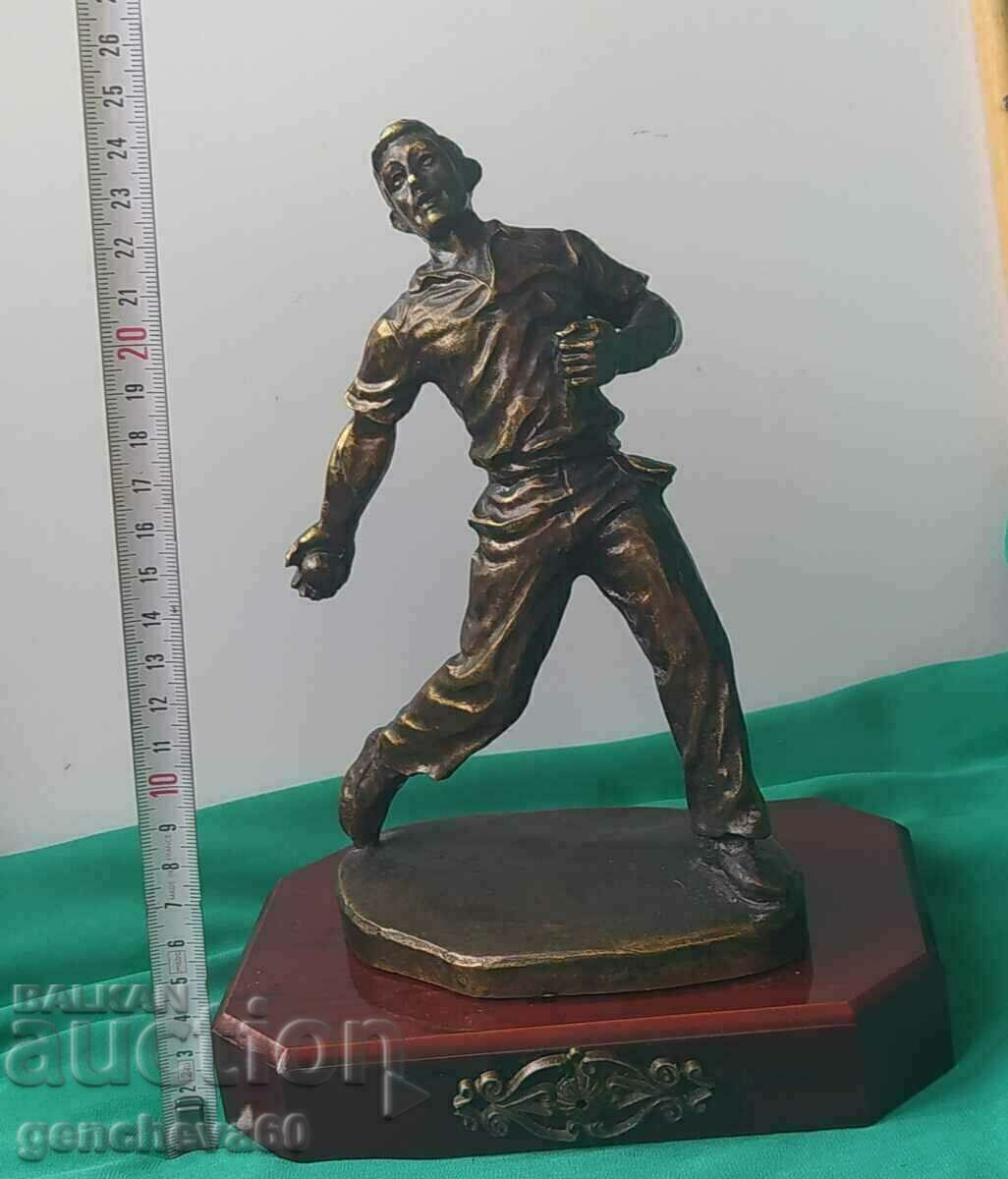 Figura de plastic a unui jucător de baseball