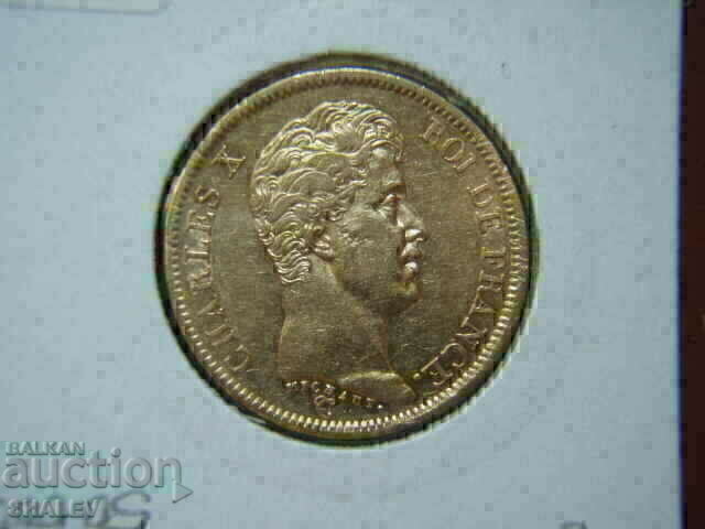 40 Francs 1824 A France (40 франка Франция) - XF/AU (злато) - 5