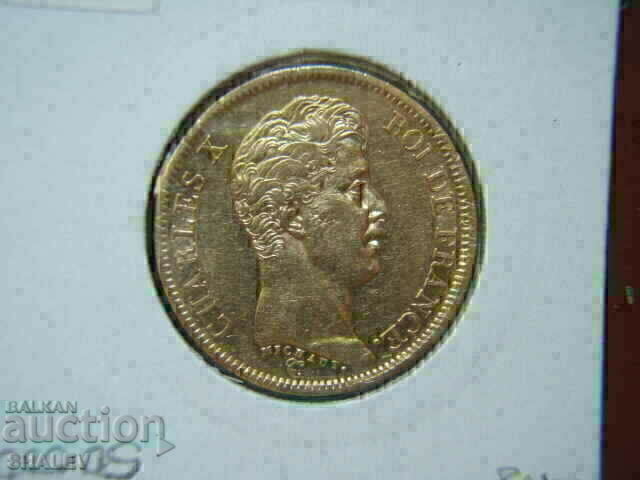 40 Francs 1824 A France (40 франка Франция) - XF/AU (злато) - 6