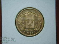 40 φράγκα 1824 Α Γαλλία (40 φράγκα Γαλλία) - AU (χρυσός)