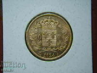 40 Francs 1824 A France (40 франка Франция) - XF/AU (злато)
